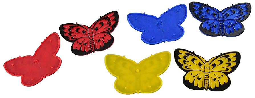 HOME-X 3D Butterfly Screen Patches, Mesh Door Repair Kit